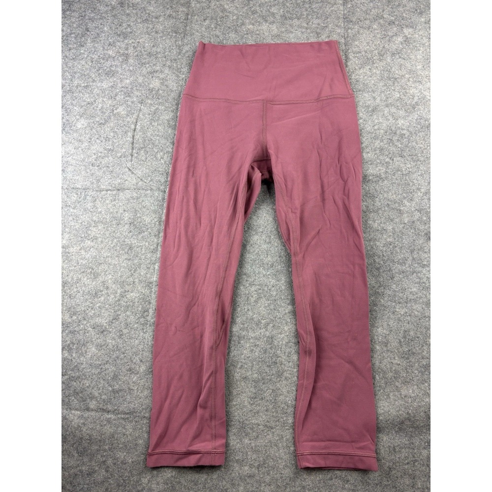 Lululemon Women's 4 Pink Align Crop Capri High Rise 20" Leggings Pilates Yoga